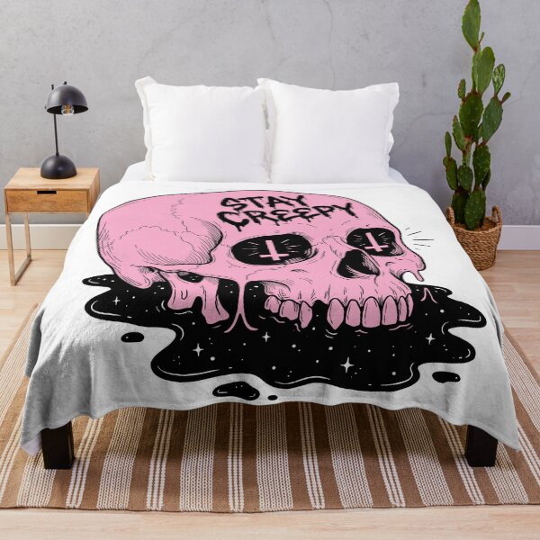 Item preview, Pastel Pink Melting Skull Aesthetic - Pastel Goth designed and sold by bapupa.