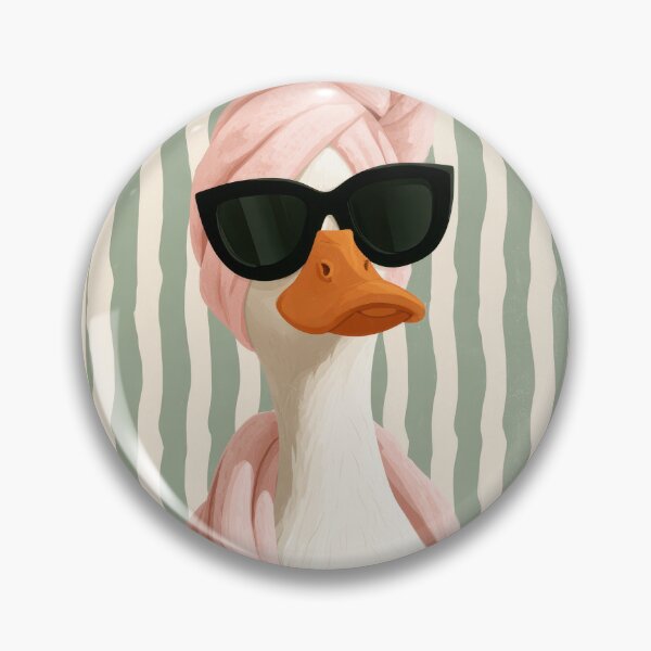 Item preview, Cool Duck Wearing Sunglasses | Funny Animal Art designed and sold by Hoodybaba.