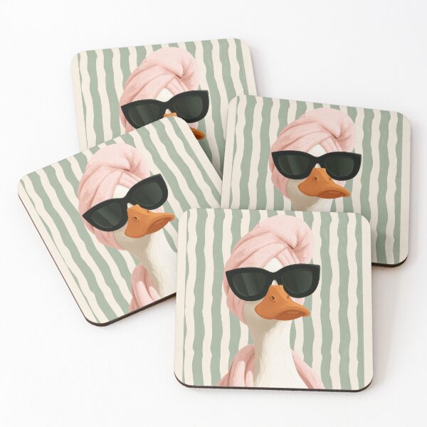 Item preview, Cool Duck Wearing Sunglasses | Funny Animal Art designed and sold by Hoodybaba.