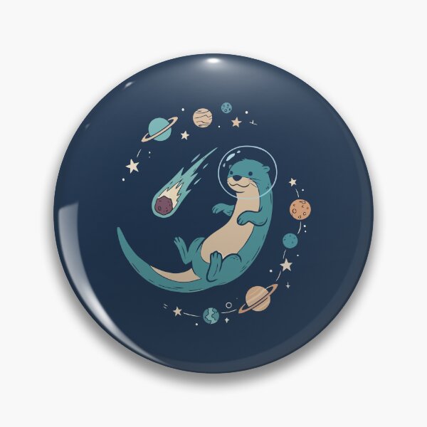 Item preview, Astronaut Otter Floating In Space Solar System designed and sold by Amir Faysal.