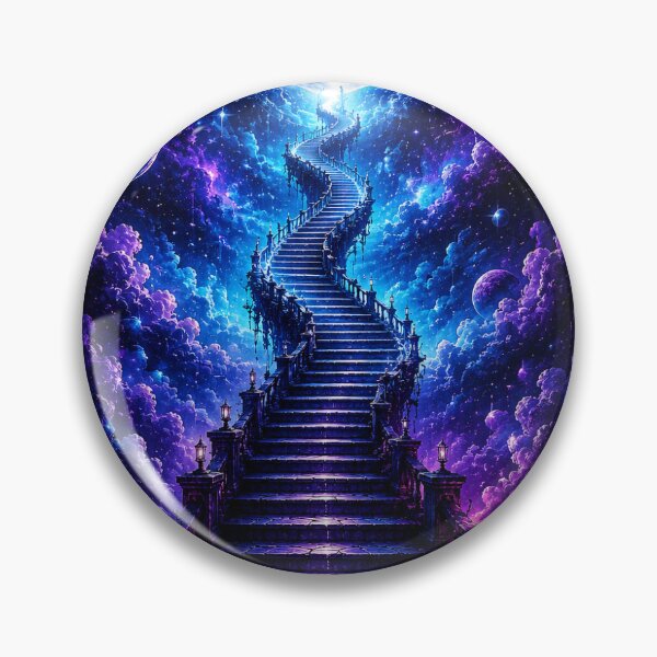 Item preview, Infinite Stairway To The Stars designed and sold by CodePaws AI.