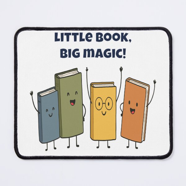 Item preview, Little Book, Big Magic — Cute Cartoon Book Characters designed and sold by Latitude 1°N.