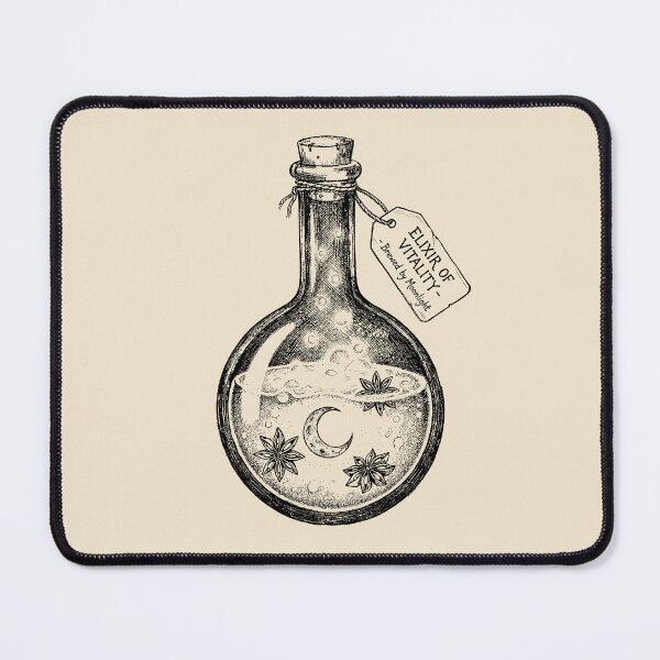 Item preview, The Lunar Vitality Flask - Potion Bottle designed and sold by bapupa.