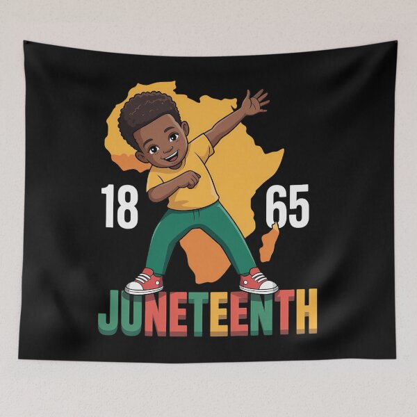 Item preview, juneteenth Dabbing Boy Kids Boys Men Black African designed and sold by SapfireStuArt.