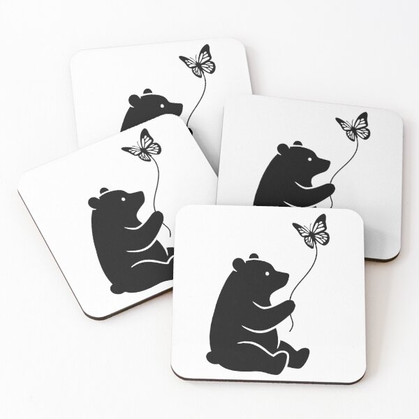 Item preview, Minimalist Bear and Butterfly designed and sold by Amir Faysal.