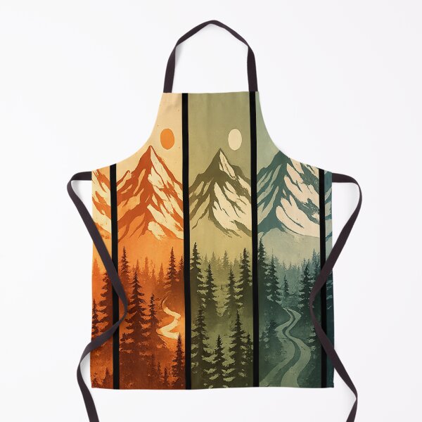 Item preview, Geometric Mountain Sunset - Minimalist Horizon Line Art designed and sold by myforestfog.