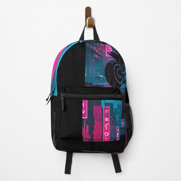 Item preview, Cyberpunk T-Shirt | Futuristic Motorcycle Neon City Rainy Night Streetwear designed and sold by VectorForge.
