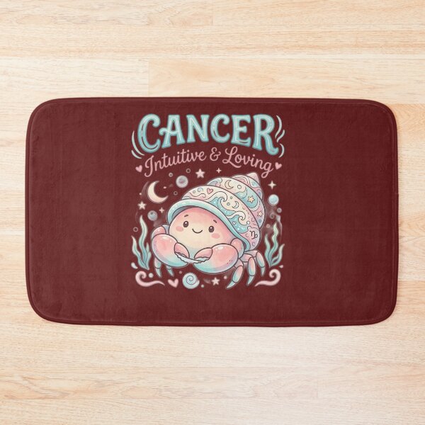 Item preview, Cancer Zodiac Sign Cute Hermit Crab Astrology Daily Horoscope | Intuitive & Loving Cancer Gift | Kawaii Celestial Crab Art designed and sold by Bhaskar Digital Art.