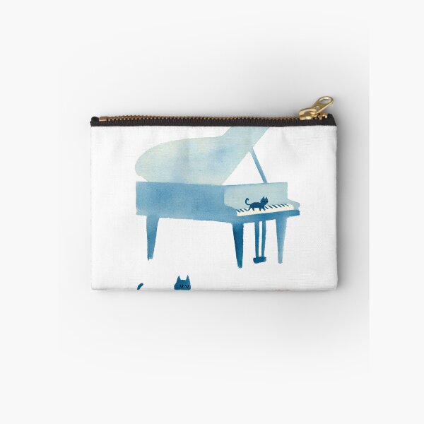 Item preview, Minimalist Piano and Cat Art | Music Lover Illustration designed and sold by Hoodybaba.