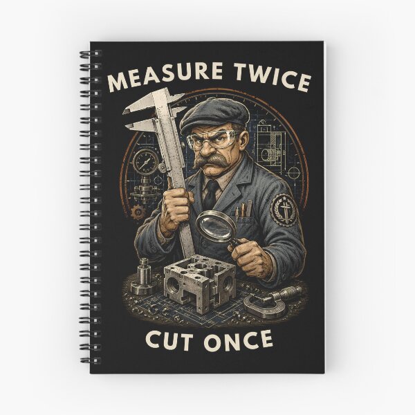 Item preview, Measure Twice Cut Once Inspector designed and sold by PXEpic.