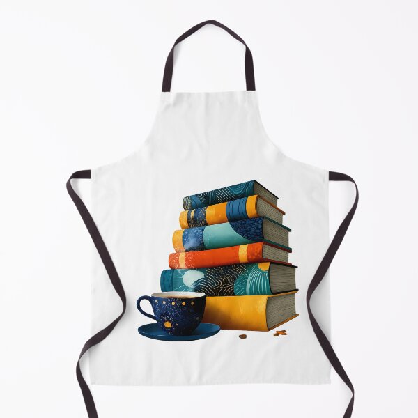 Item preview,  Cozy Book Stack Illustration for Book Lovers designed and sold by GGAUL.