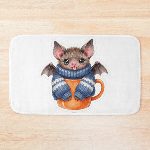 Item preview, Cute Bat Sticker | Cozy Halloween Animal designed and sold by AillustriaAK.