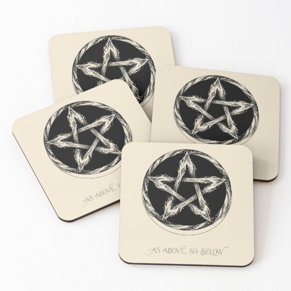 Item preview, Celestial Stardust Alchemist Pentagram - Witchy Pentagram designed and sold by bapupa.