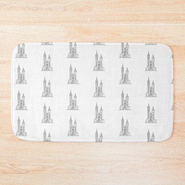 Item preview, Midnight in Krakow - Minimalist St. Mary's Basilica Line Art designed and sold by mijaczeek.