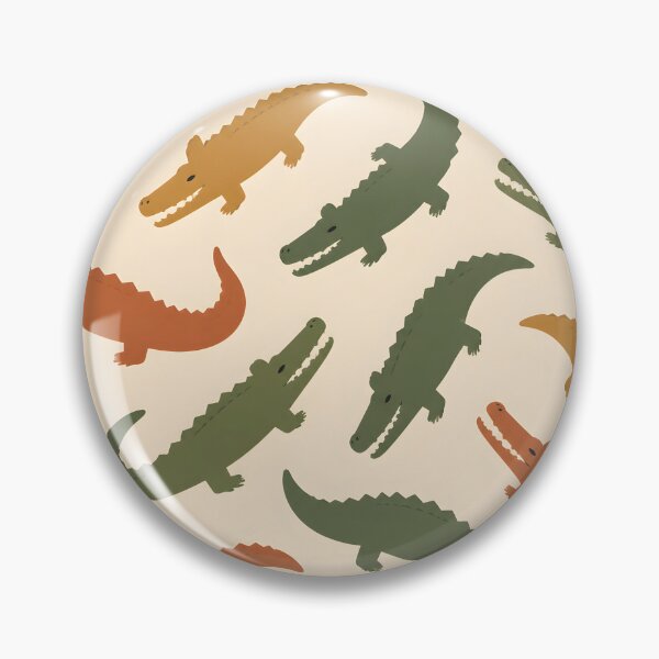 Item preview, Playful Crocodile Parade Seamless Pattern designed and sold by blankTeeShirt.