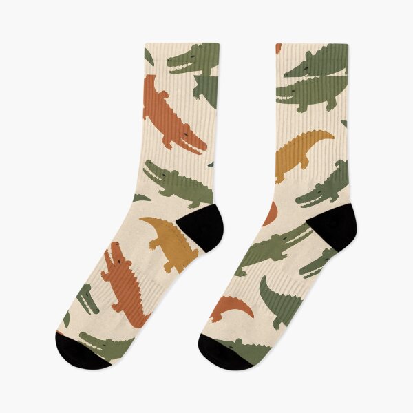 Item preview, Playful Crocodile Parade Seamless Pattern designed and sold by blankTeeShirt.