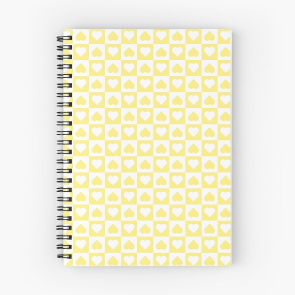 Item preview, White and Yellow checkered hearts designed and sold by pattern-archive.