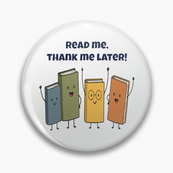Item preview, Read Me, Thank Me Later - Funny Cartoon Book Characters designed and sold by Latitude 1°N.