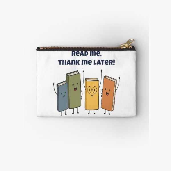 Item preview, Read Me, Thank Me Later - Funny Cartoon Book Characters designed and sold by Latitude 1°N.