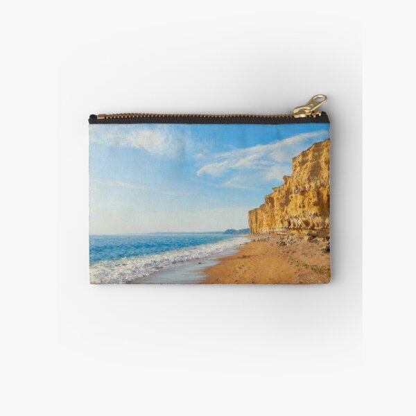 Item preview, Bridport Dorset Coast Print | West Bay Cliffs Wall Art | Jurassic Coast Seascape designed and sold by QuietCanvasArtworks.