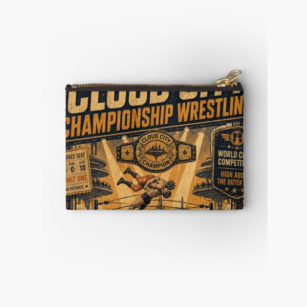 Item preview, Cloud City Championship Wrestling Vintage Retro Sci-Fi Territory Wrestling T-Shirt designed and sold by The Irish Whip.