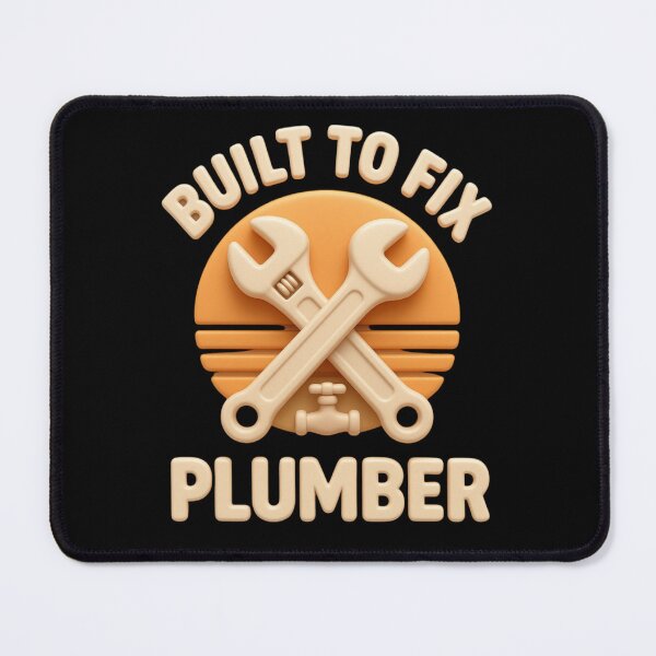 Item preview, Built To Fix | American Plumber Shirt designed and sold by LabCore.