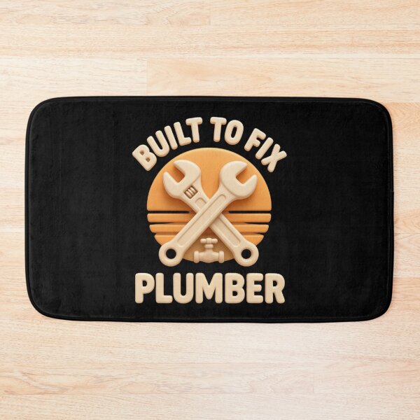 Item preview, Built To Fix | American Plumber Shirt designed and sold by LabCore.