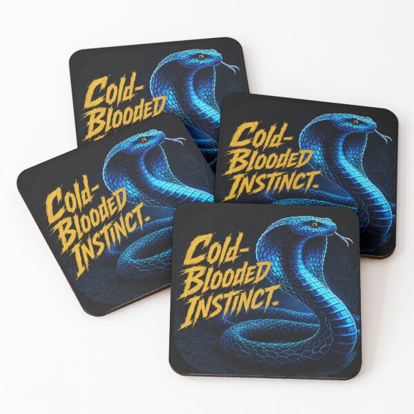 Item preview, Cold Blooded Instinct Blue Cobra Snake Design designed and sold by Daagath.