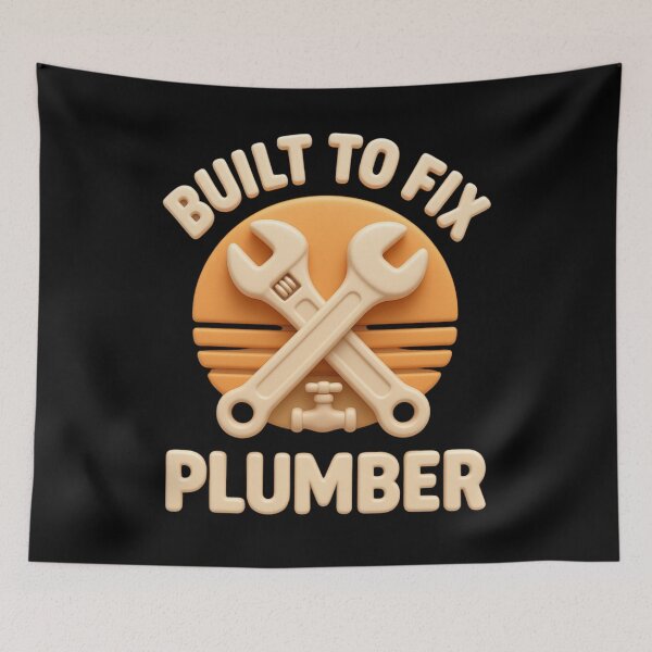 Item preview, Built To Fix | American Plumber Shirt designed and sold by LabCore.
