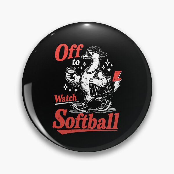 Item preview, Off to Watch Softball designed and sold by CharmiA Fox.