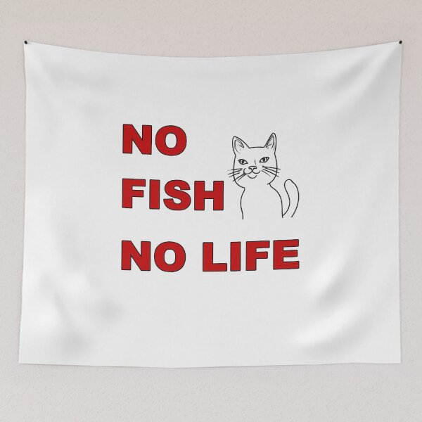 Item preview, no fish no life designed and sold by shin0804.