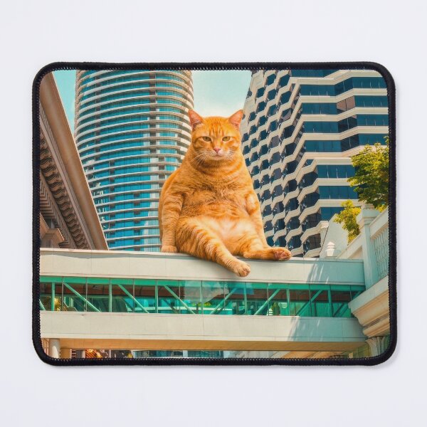 Item preview, Chubby Orange Cat Chilling in Bangkok designed and sold by PorfileJ.