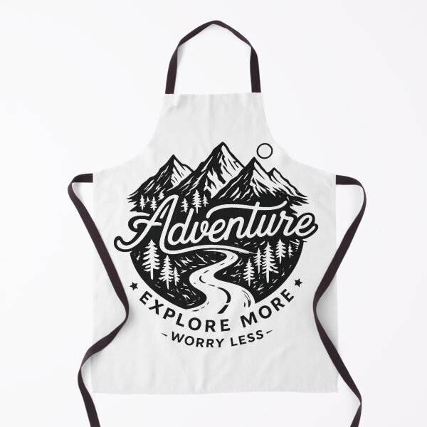 Item preview, Adventure Explore More Worry Less - Vintage Mountain Badge Art designed and sold by myforestfog.