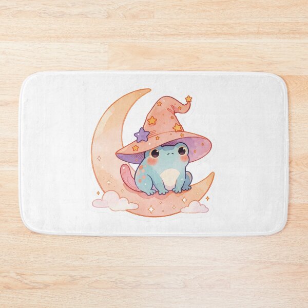 Item preview, Cute Frog Witch Sticker | Witchcore Moon Frog designed and sold by AillustriaAK.
