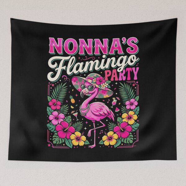 Item preview, Nonna's Flamingo Party Family Reunion Cute Pink Flamingo Celebration designed and sold by bilal sibgui.