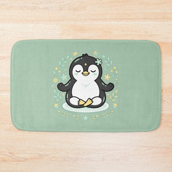 Item preview, Cute Penguin Yoga Meditation Kawaii Mindfulness Zen Gift designed and sold by ronakris009.