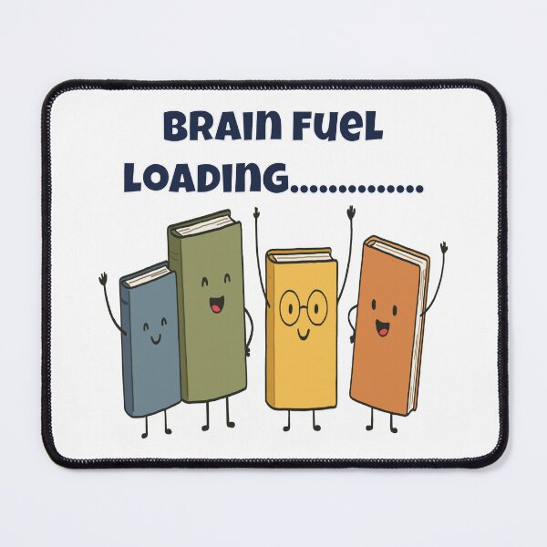 Item preview, Brain Fuel Loading... Funny Cartoon designed and sold by Latitude 1°N.