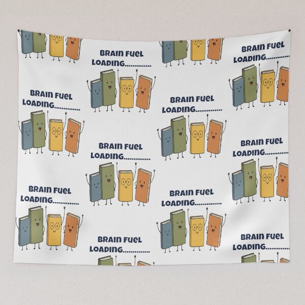 Item preview, Brain Fuel Loading... Funny Cartoon designed and sold by Latitude 1°N.