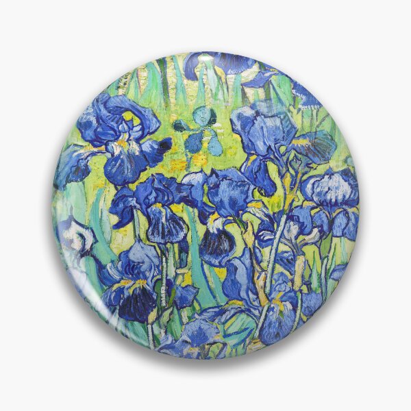 Item preview, Vincent Van Gogh Blue Irises Pattern designed and sold by tanjica.