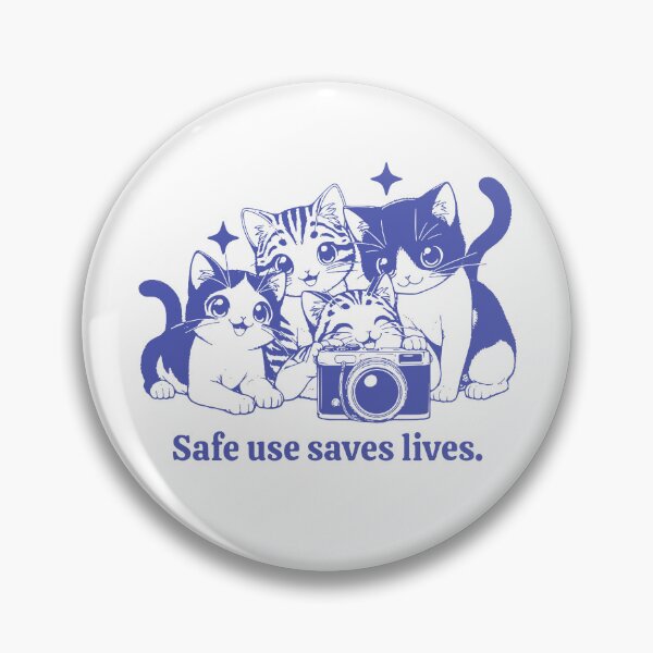 Item preview, Safe Use Saves Lives designed and sold by CharmiA Fox.