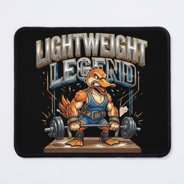 Item preview, Iconic Lightweight Legend Bodybuilding Quote designed and sold by pradeepvisuals.