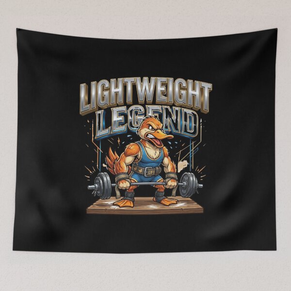 Item preview, Iconic Lightweight Legend Bodybuilding Quote designed and sold by pradeepvisuals.