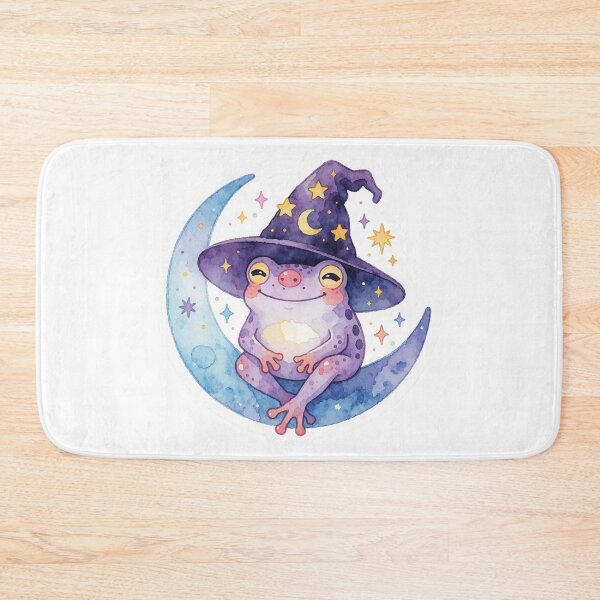 Item preview, Cute Frog Witch Sticker | Witchcore Moon Frog designed and sold by AillustriaAK.