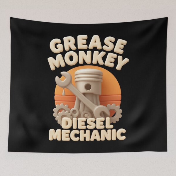 Item preview, Grease Monkey | American Diesel Mechanic Shirt designed and sold by LabCore.