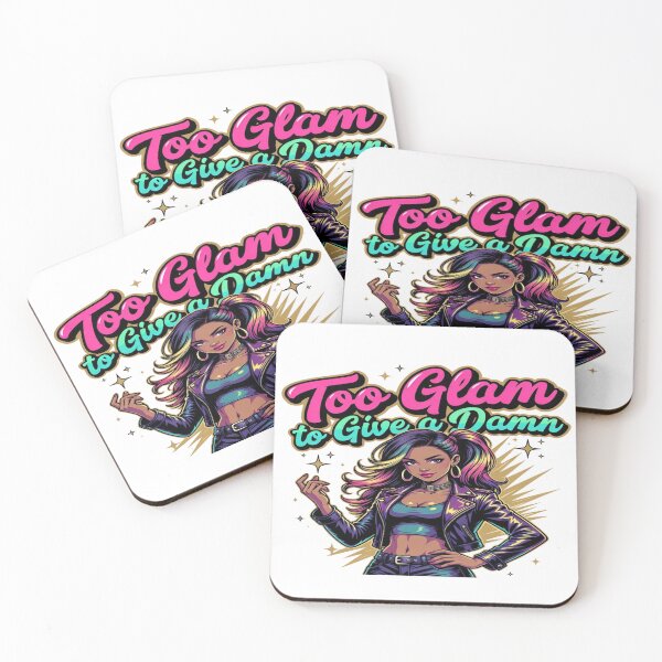 Item preview, Too Glam to Give a Damn – Bold Glam Girl Graphic T-Shirt Design | Sassy Streetwear Fashion Illustration | Confident Women Statement Tee designed and sold by Sushikidsntod.