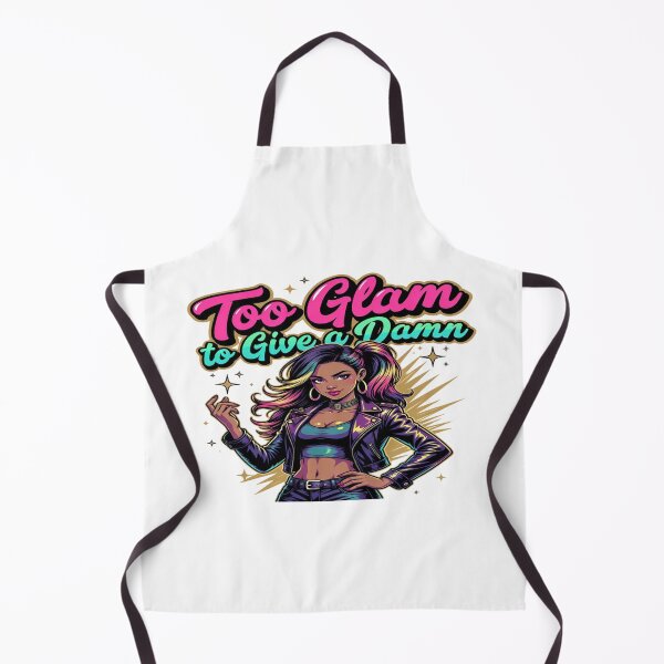 Item preview, Too Glam to Give a Damn – Bold Glam Girl Graphic T-Shirt Design | Sassy Streetwear Fashion Illustration | Confident Women Statement Tee designed and sold by Sushikidsntod.