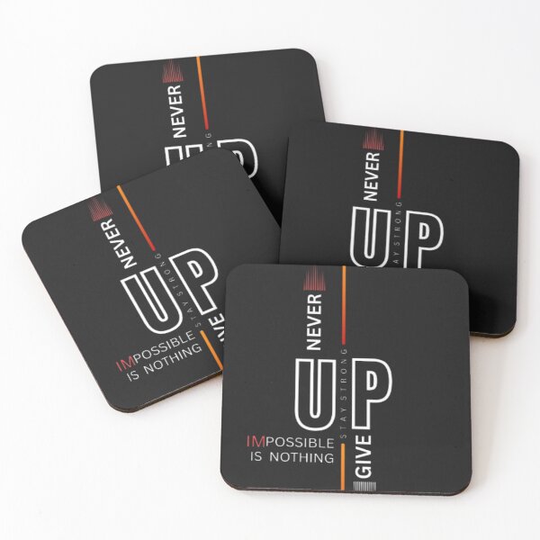 Item preview, Never Give Up Typography Design designed and sold by aritu.