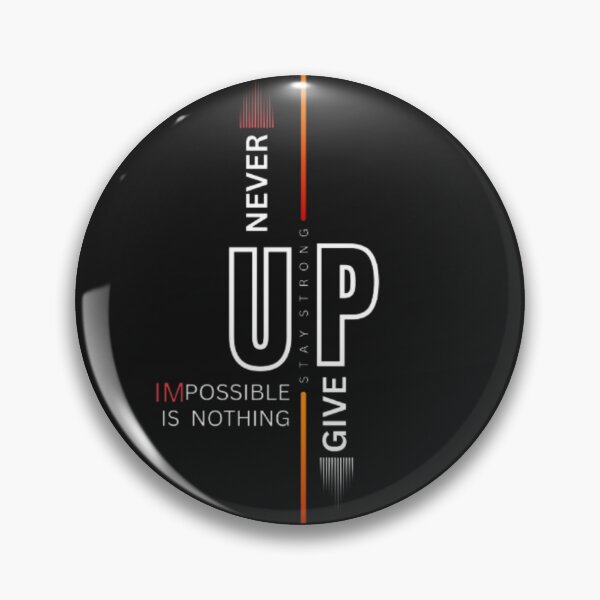 Item preview, Never Give Up Typography Design designed and sold by aritu.
