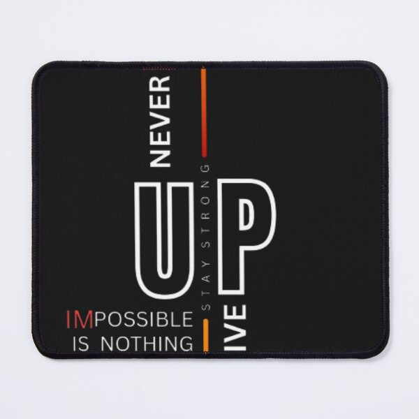 Item preview, Never Give Up Typography Design designed and sold by aritu.
