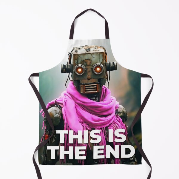 Item preview, THIS IS THE END. ROBOT PORTRAIT designed and sold by ToxicInkArt.